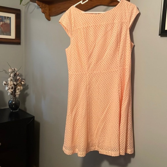 Lark & Ro Pink Eyelet Dress - Picture 1 of 2